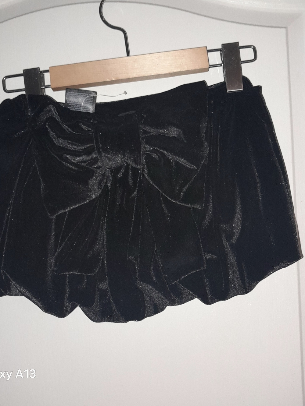 H&M Black Velvet Bow Skirt/Top for Kids